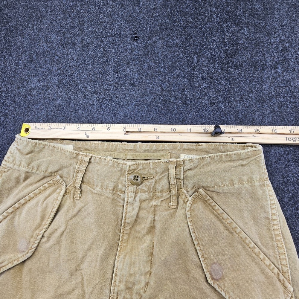 Denim & Supply Ralph Lauren Cargo Pants Mens Union Jack Flag Cotton VTG 29x30 - Picture 4 of 8